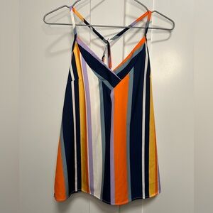 SHEIN Striped Colorful Tank Top